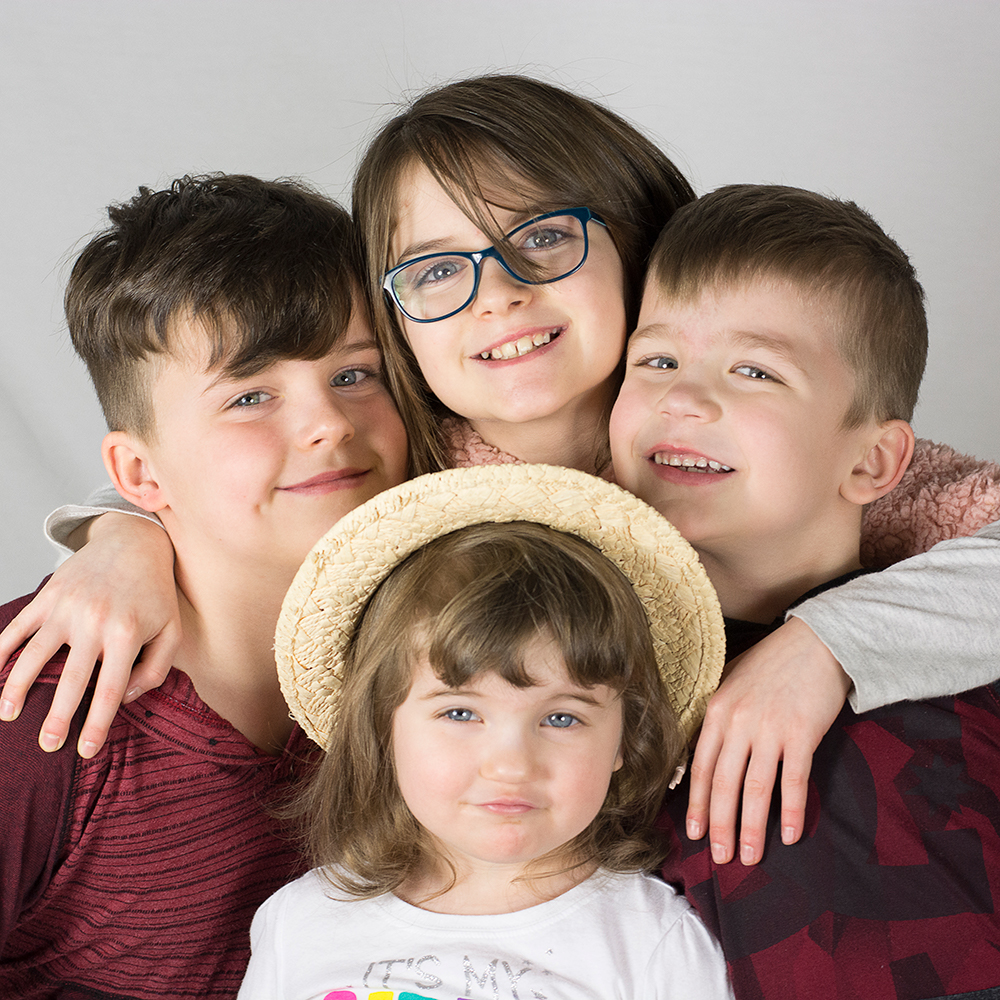 Photo of 4 children by Jessika Digital
