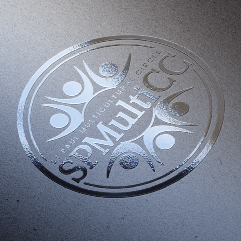 SPMultiCC logo sylized on foil