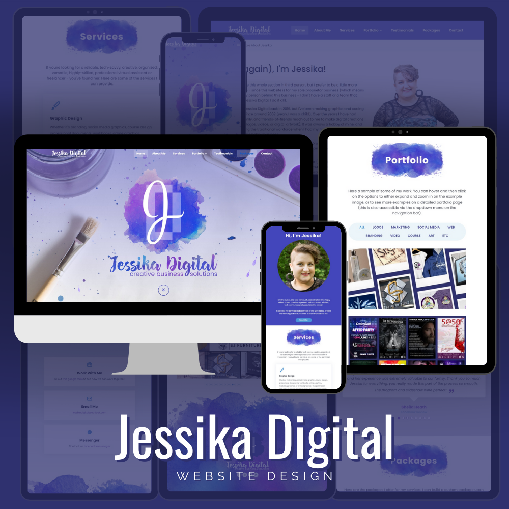 Jessika Digital website design