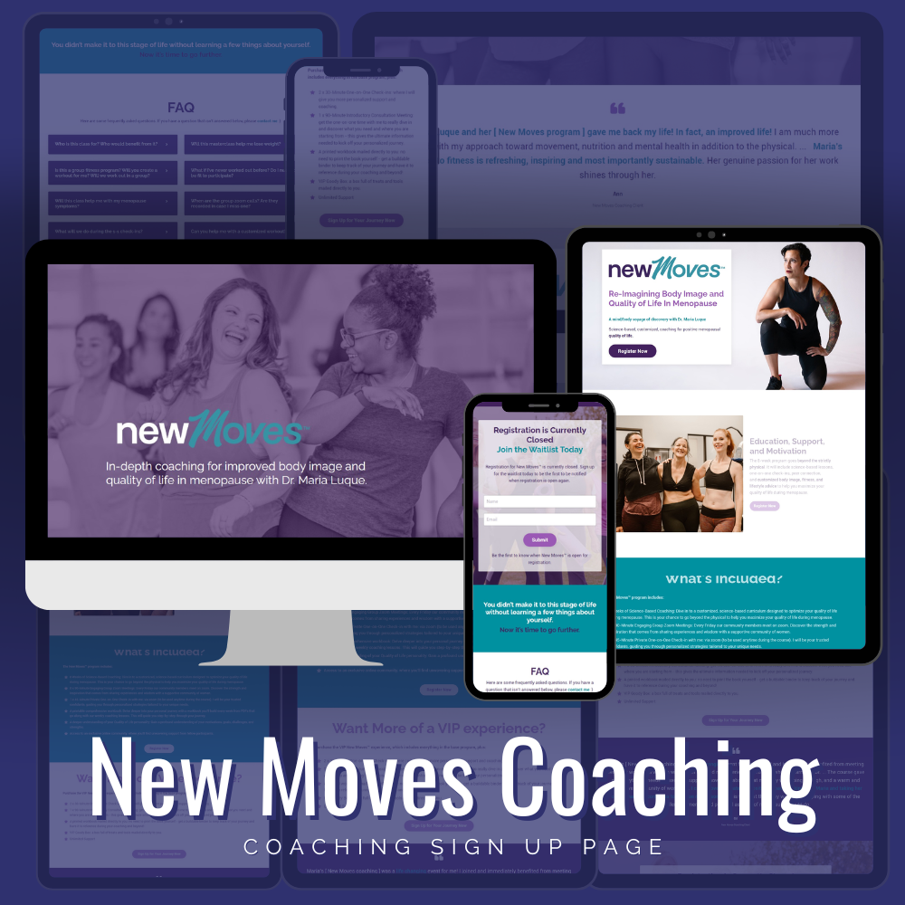 New Moves Coaching Landing Page